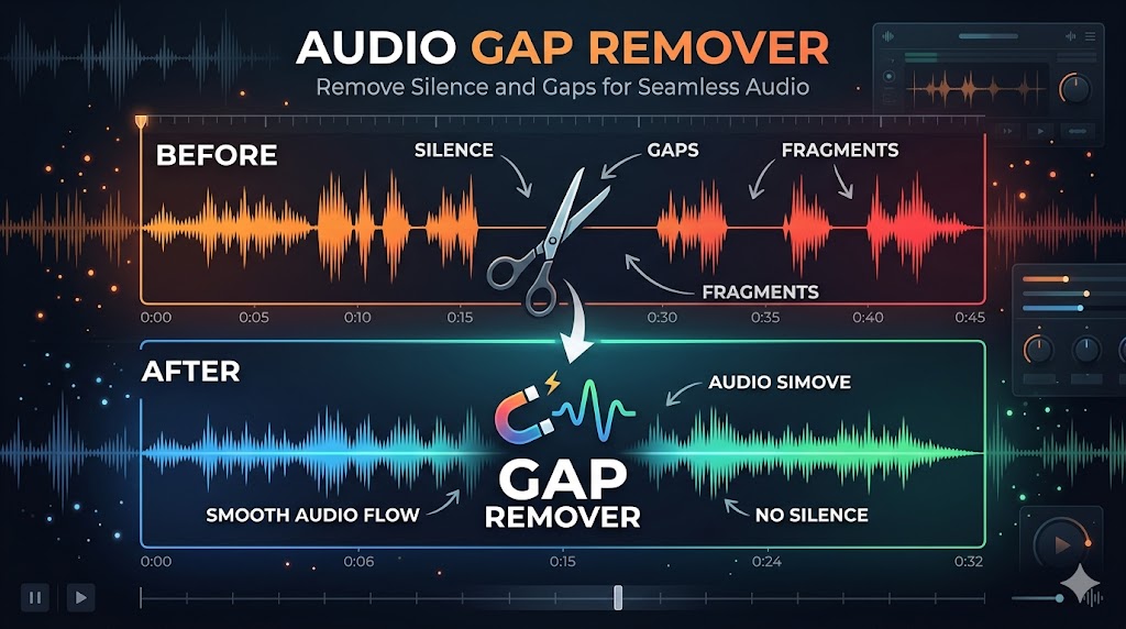 Audio Gap Remover Tool
