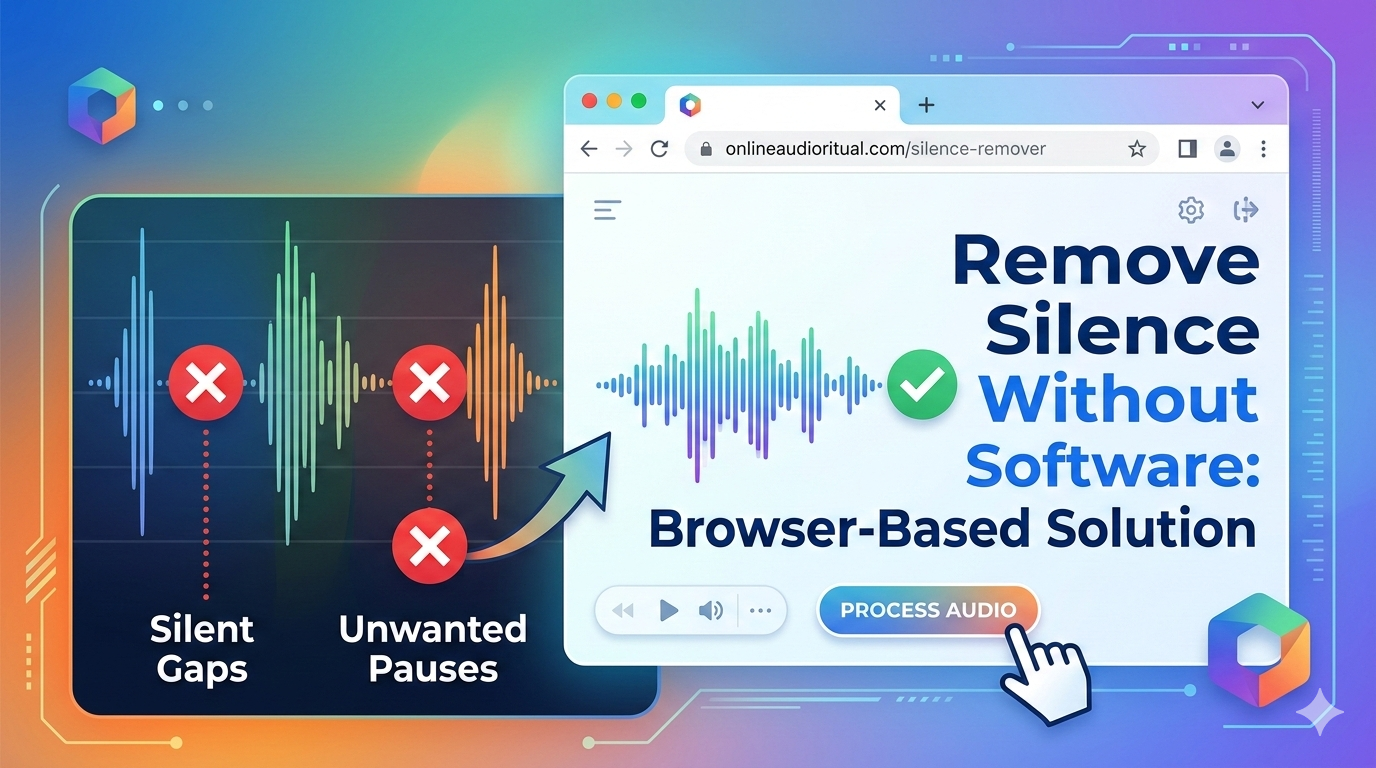 Remove Silence from Audio Without Software